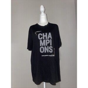 Official Liverpool FC Premier League Champions 2019/20 Black T-Shirt - Size L